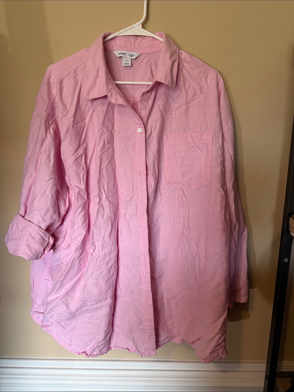 Old Navy Pink Button Down Shirt